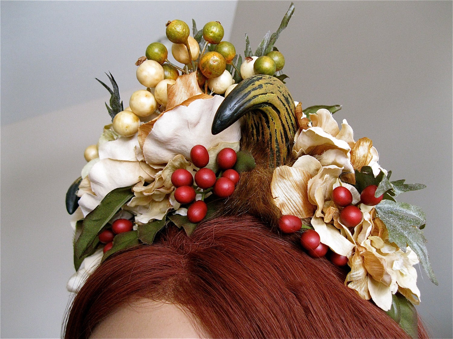 Clearance Sale Fawn Princess Ophielia : Floral Horned Headdress
