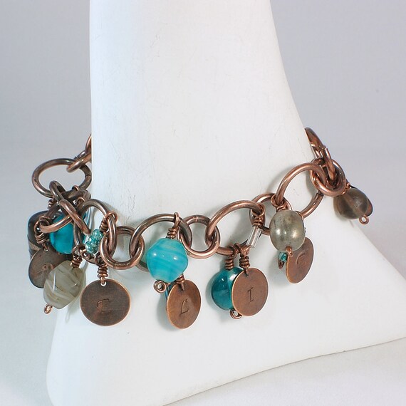 Charm Bracelet, Inspiration Bracelet, Word Believe Bracelet
