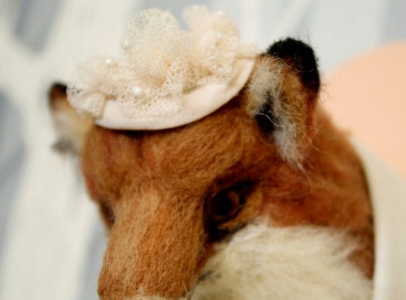 Stacie Van Arsdale Little Teeth Marks Felt Taxidermy
