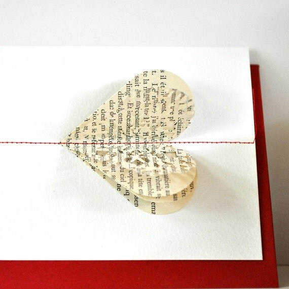 Layered Lace Heart Gift Card A French Tale