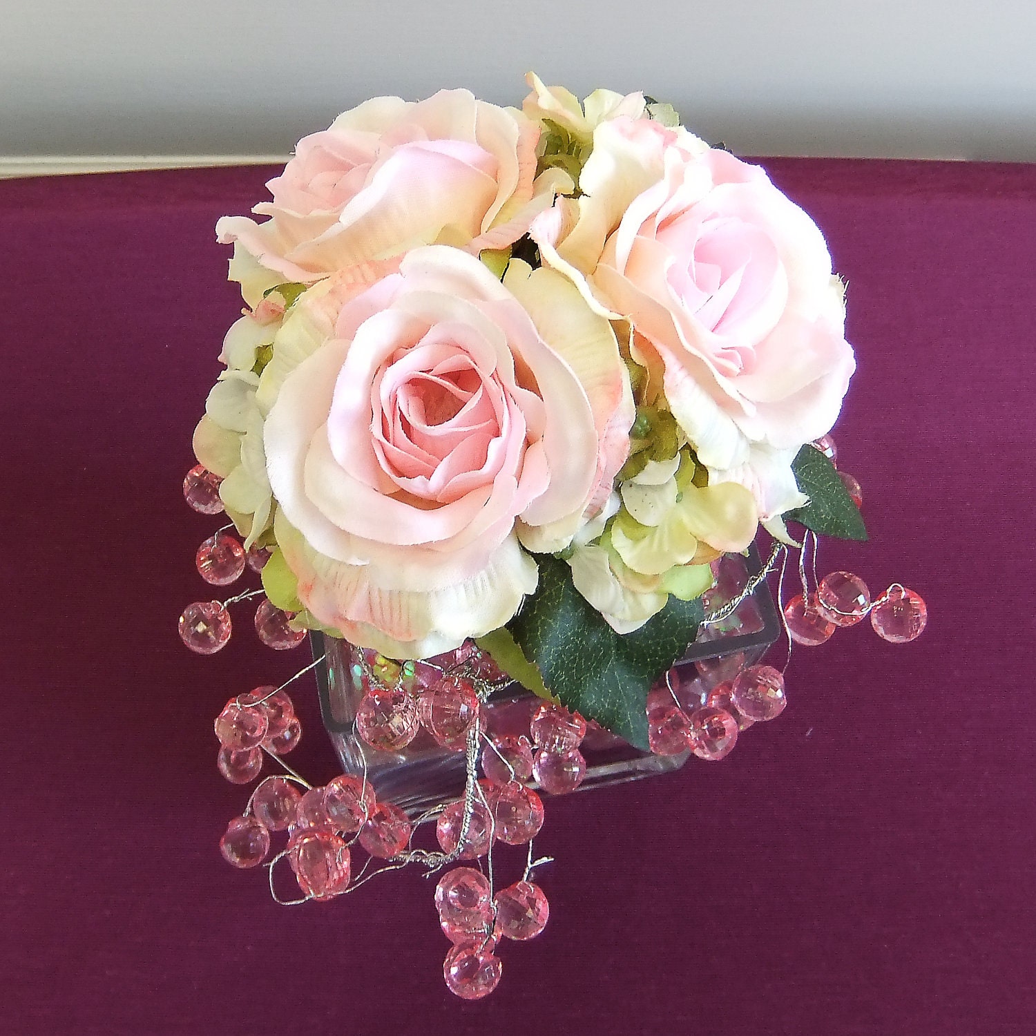Hearts and Roses Floral Arrangement
