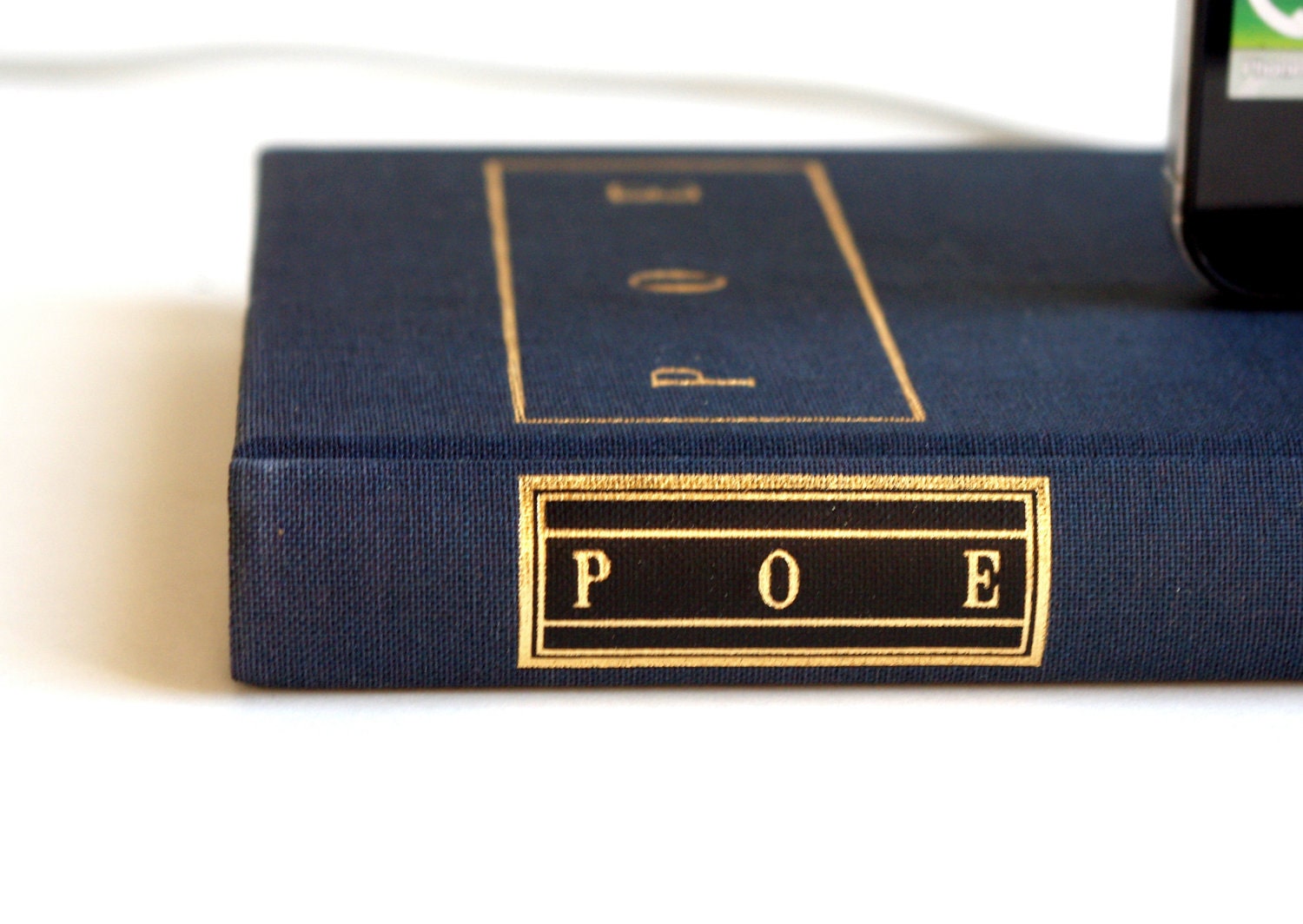 Edgar Allen Poe Mini Book Dock Charger for iPhone and iPod