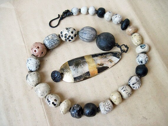 The Vandals. Rustic Ceramic Assemblage Choker.