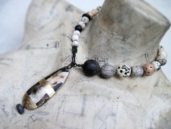 The Vandals. Rustic Ceramic Assemblage Choker.