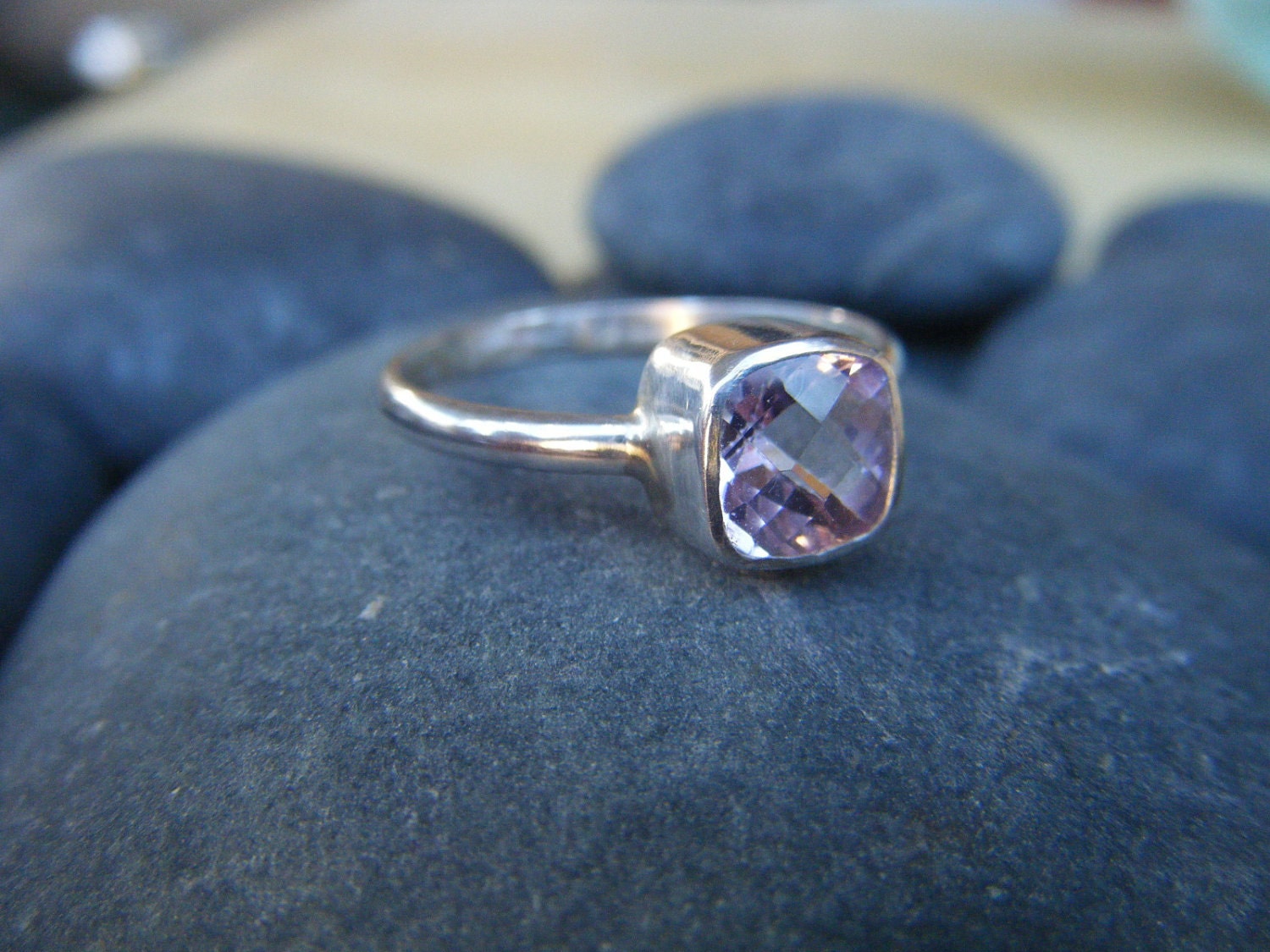Sweet Pink Tourmaline Ring Size 7