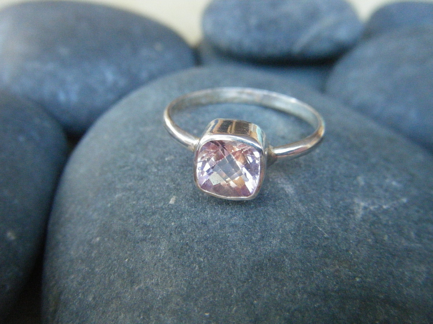 Sweet Pink Tourmaline Ring Size 7