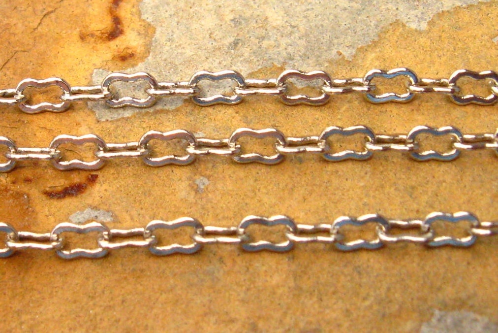 3 ft. Petite Peanut Chain 3.5mm Antique Silver - Trinity Brass Co. LOW SHIPPING