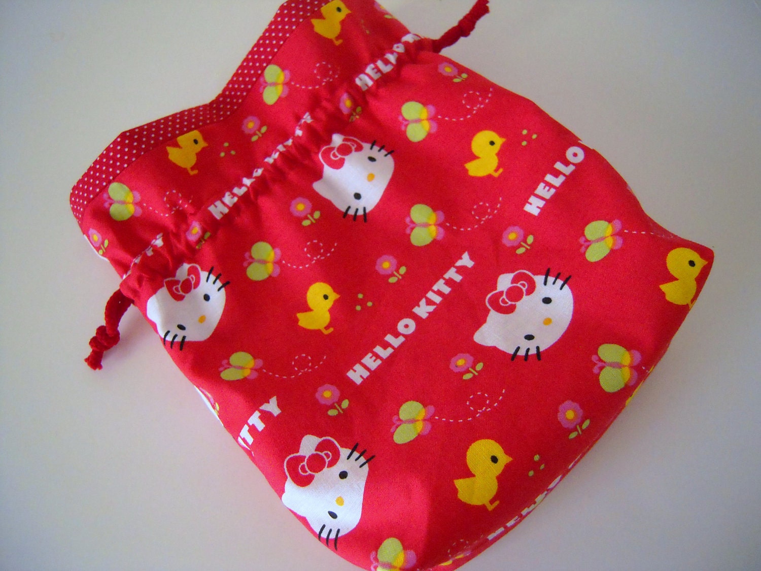 Mini Bag/Drawstring Pouch/Hello Kitty
