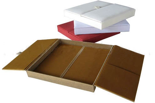 Silk Wedding Invitation Boxes ANY COLOR Available