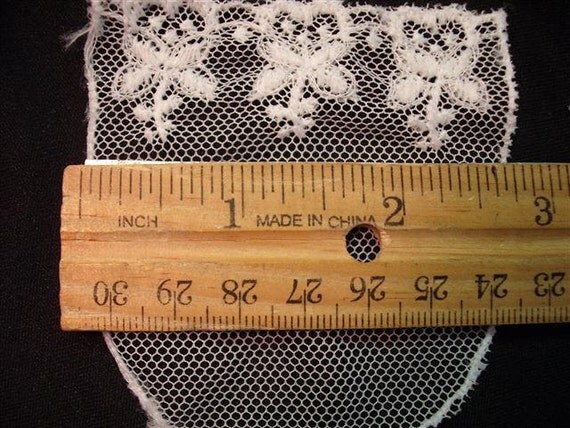 Vintage Delicate Lace Pocket  Appliques - White - (2)