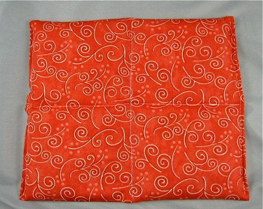 3PC Gift Set Neck Wrap Back Pack Eye Pillow Organic Flaxseed Rice Lavender Scented Frolic Cosmic Flowers