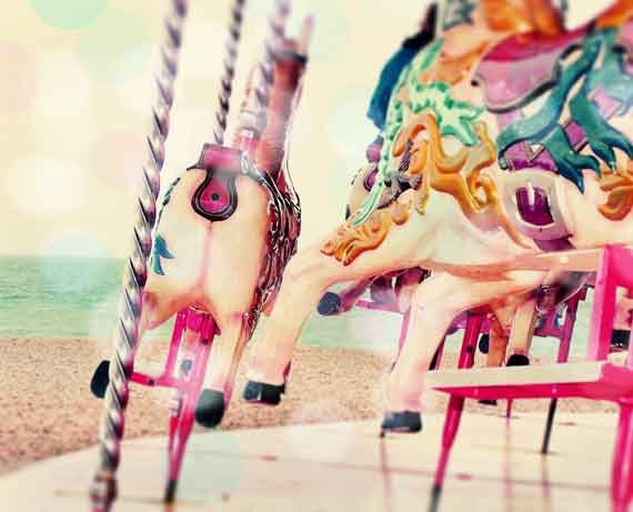 Art Photography, Merry Go Round, Carnival, Sea Ocean Beach, Nursery - LafayettePlace Art Photography, Merry Go Round, Carnival, Sea Ocean Beach, Nursery - LafayettePlace