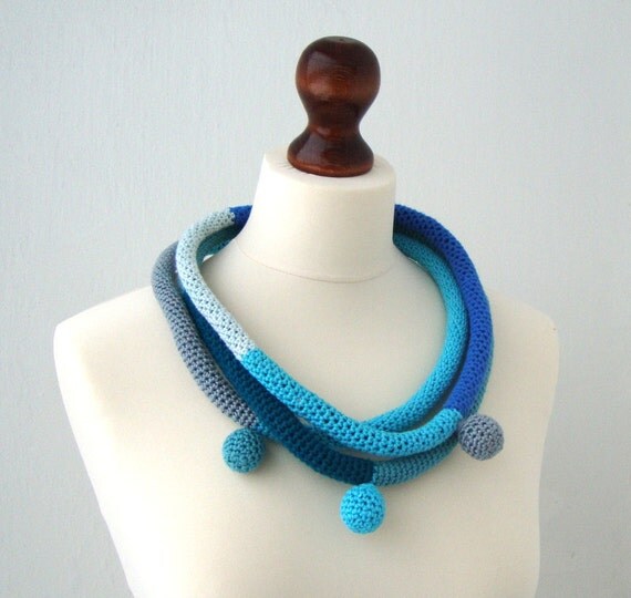 Spring fiber necklace modern fashion tribal necklace