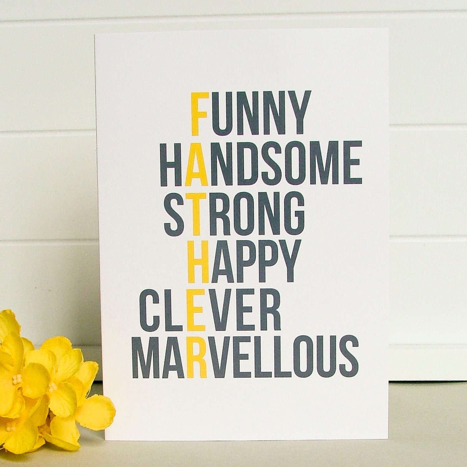 Marvellous Dad - Fathers Day Card