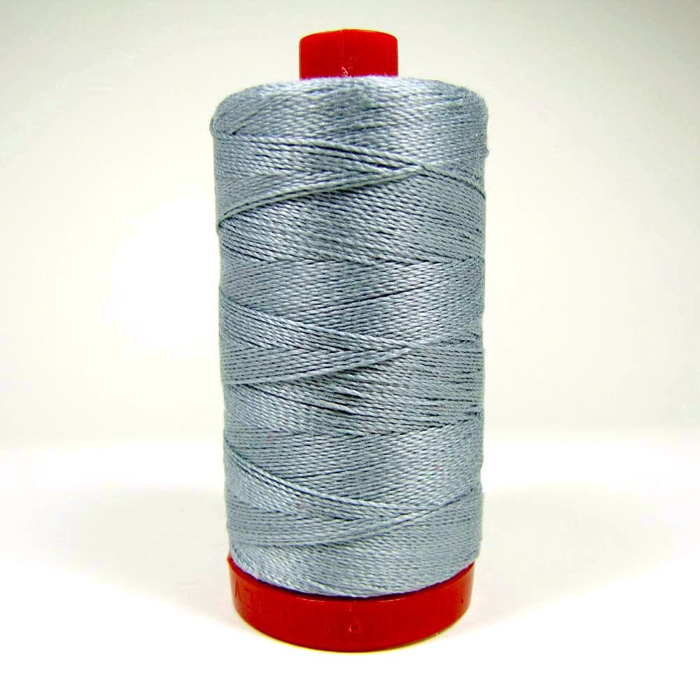 Aurifil Thread 2610 Silver Gray 12 Wt. Cotton Mako