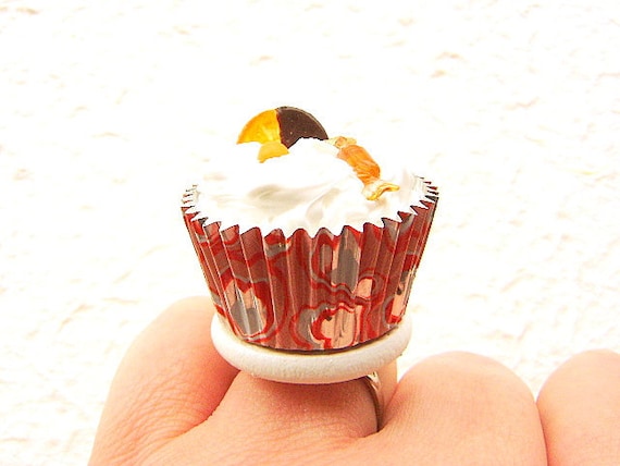 Miniature Food Ring Pudding Chocolate Orange