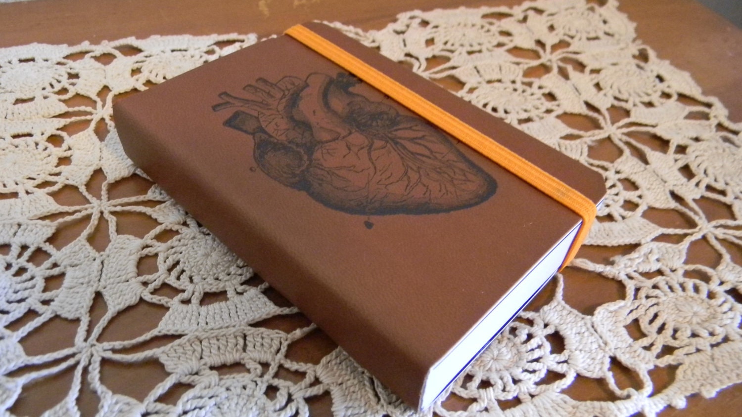 Anatomical Heart Pocket Journal Sketch Book Pad