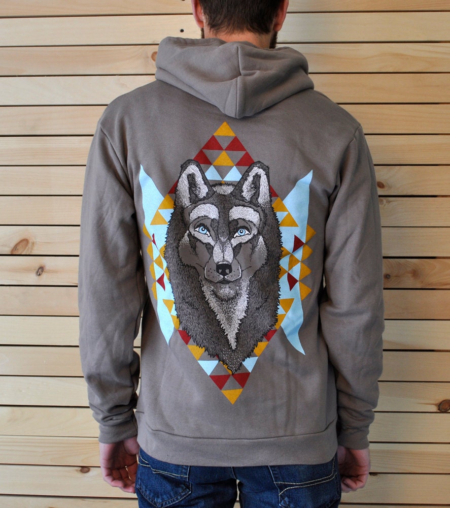 The Wolf Sweatshirt - Zip Hoodie