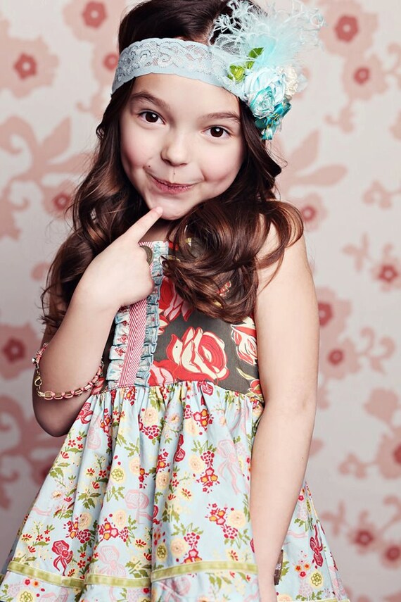 Pixie Dust Vintage Bloom Lace Headband-head, hair, band, lace, bloom, flower, vintage