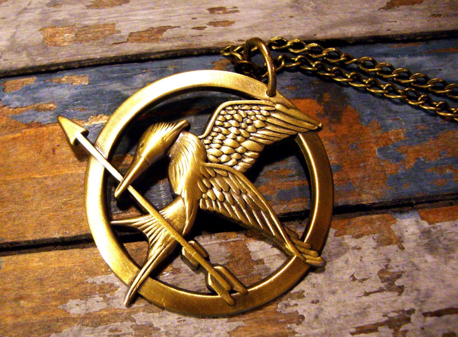 FOR GRACELODGE ONLY Custom Order for Grace Lodge Only Two Inspired Mockingjay Necklaces