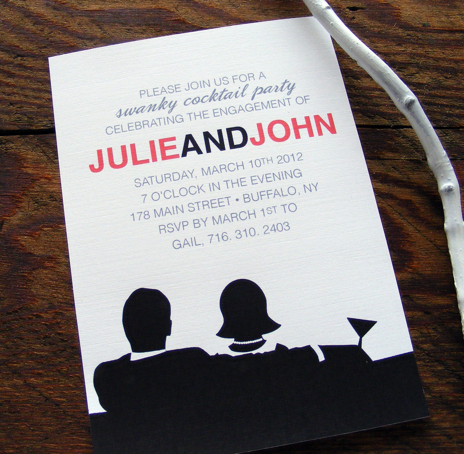 Mad men invites