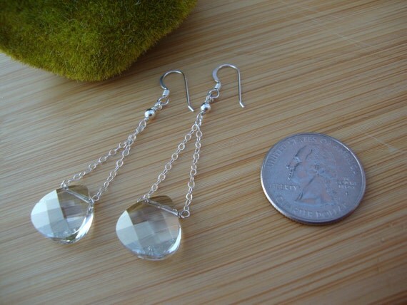 Silver Shade Drop Earrings Preview 2