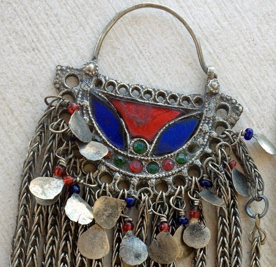 Small Kuchi Pendant (1): Tribal Jewelry Assemblage Supplies