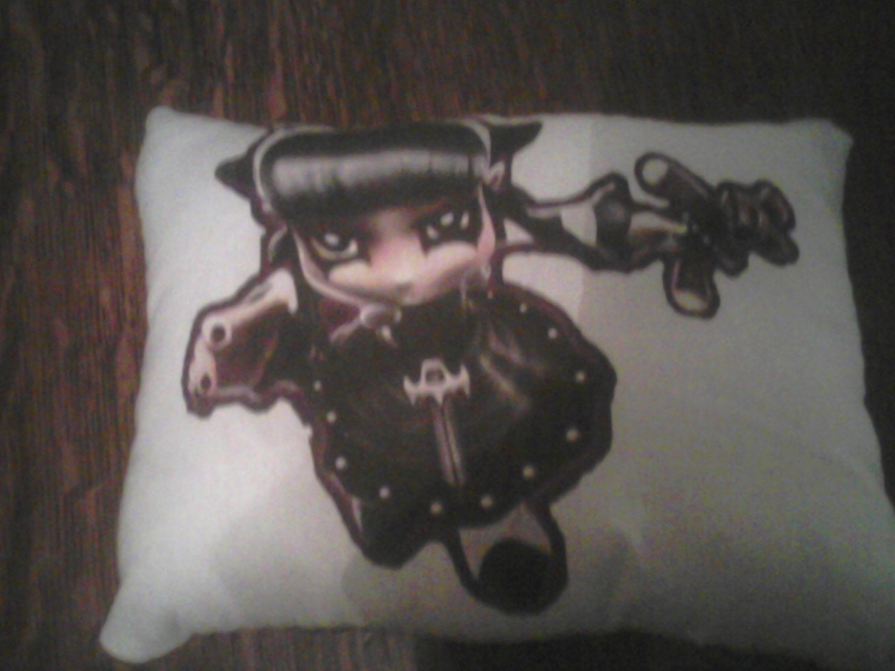 LoL Goth Annie Throw Pillow