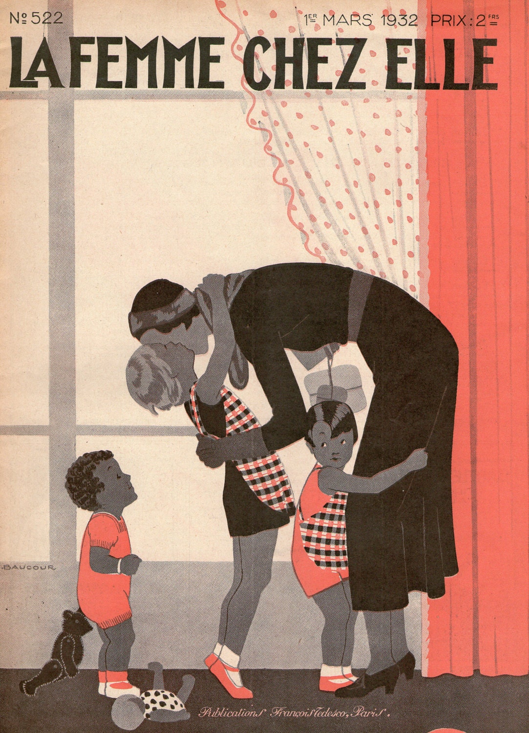 1930s Women's Magazine La Femme Chez Elle 1 March 1932