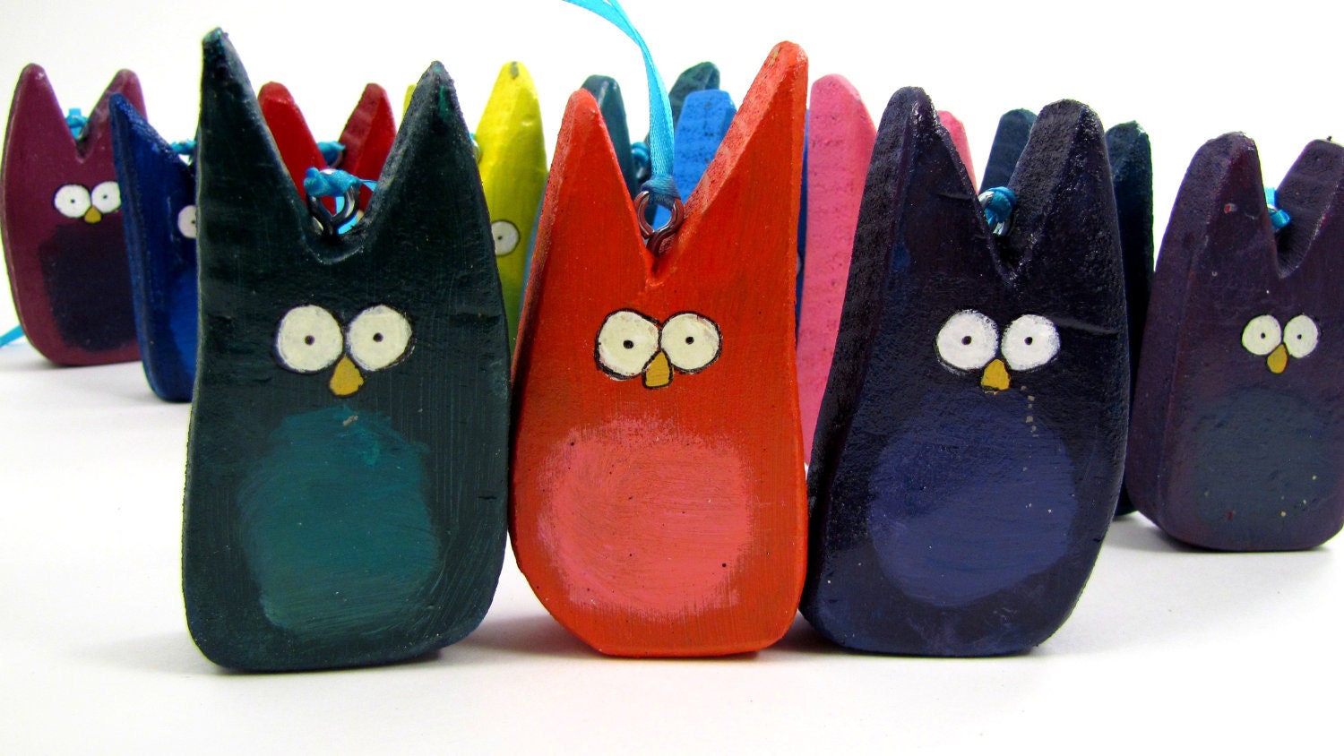 Owl Ornament, Good Luck, Woodland Decoration