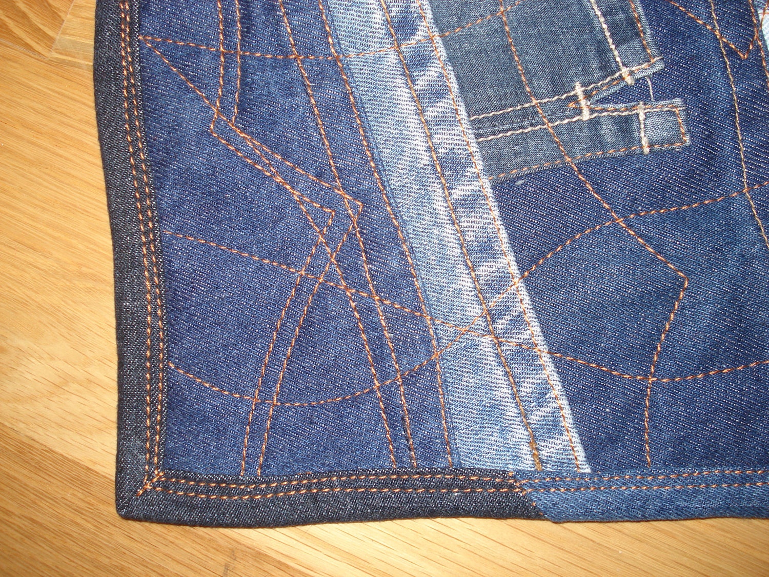 A Passionate Quilter: Wonderful Use of Recycled Denim Jeans!