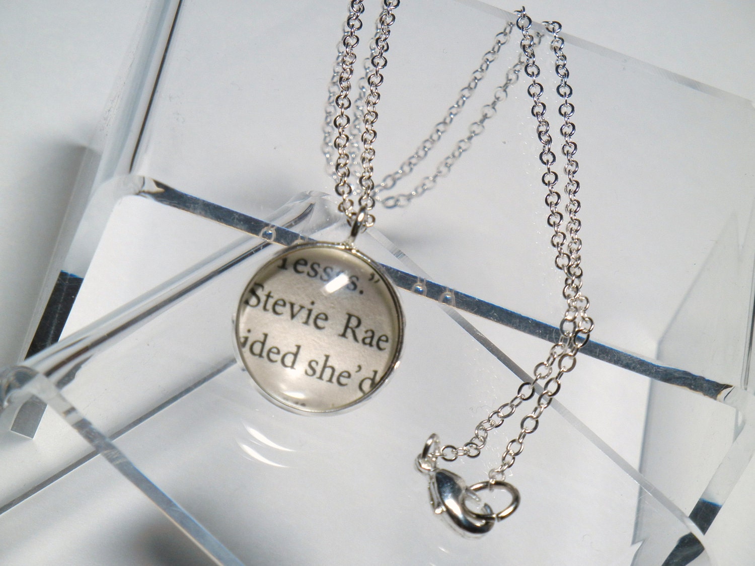 House of Night Stevie Rae Book Charm Necklace From TheGreenForrest