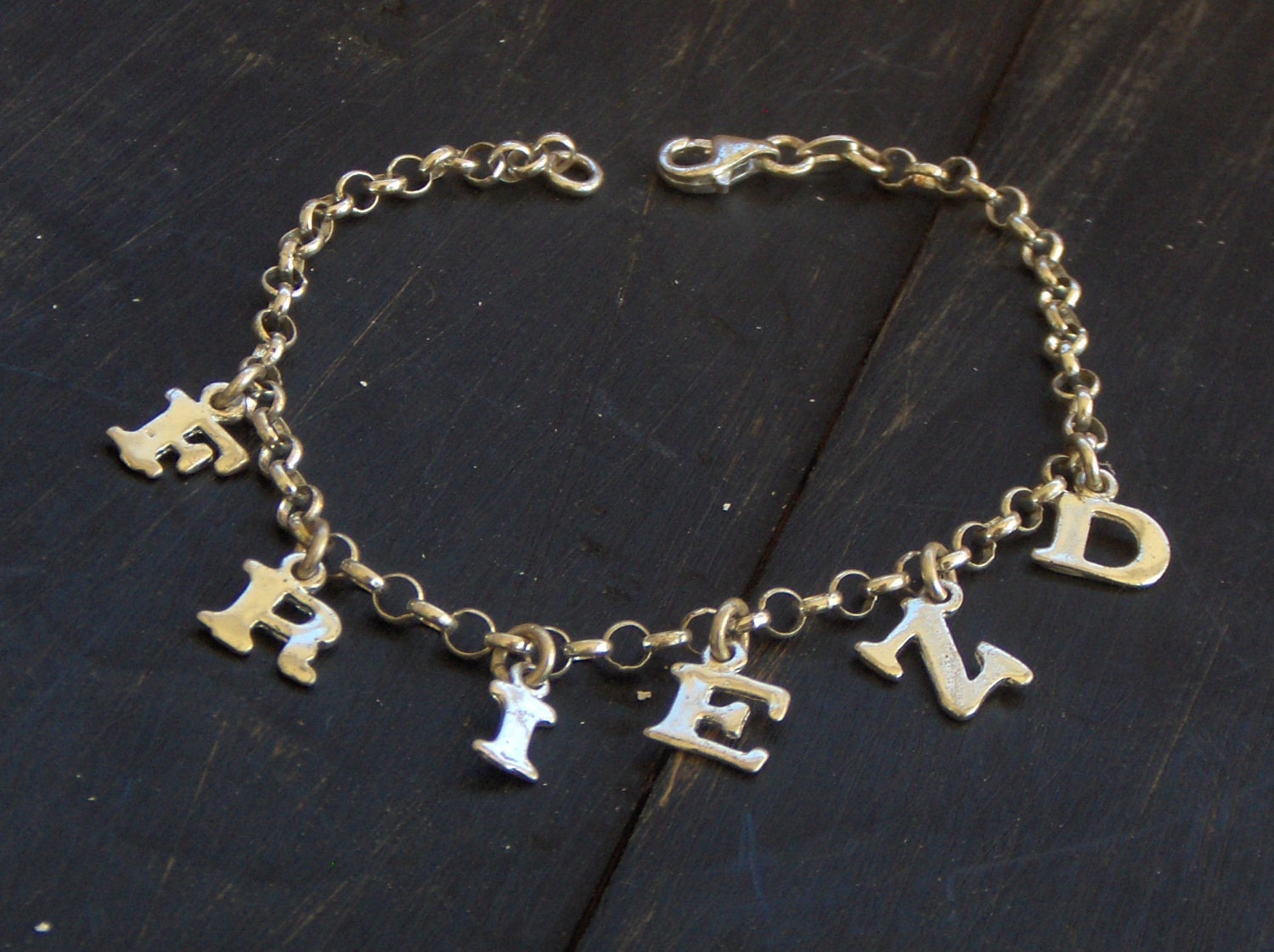 FRIEND sterling silver vintage Bracelet. Estate find