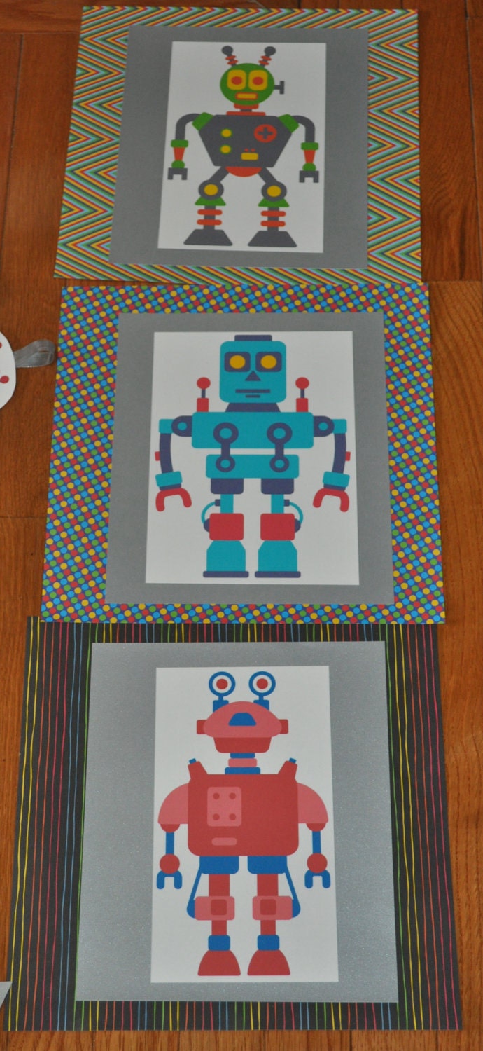 Robot Party Decorations Package