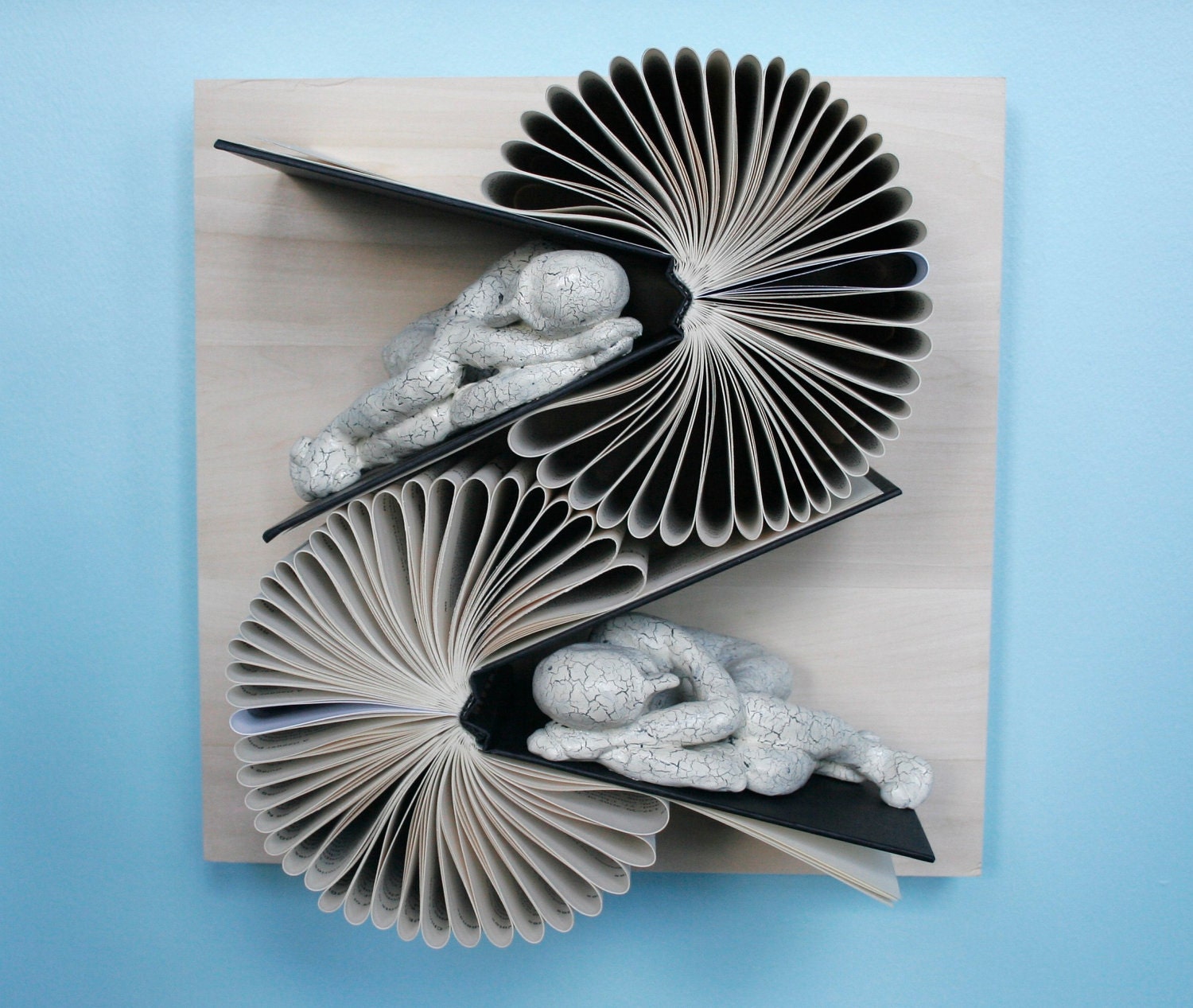 Double Book Birdie (Original Sculpture)