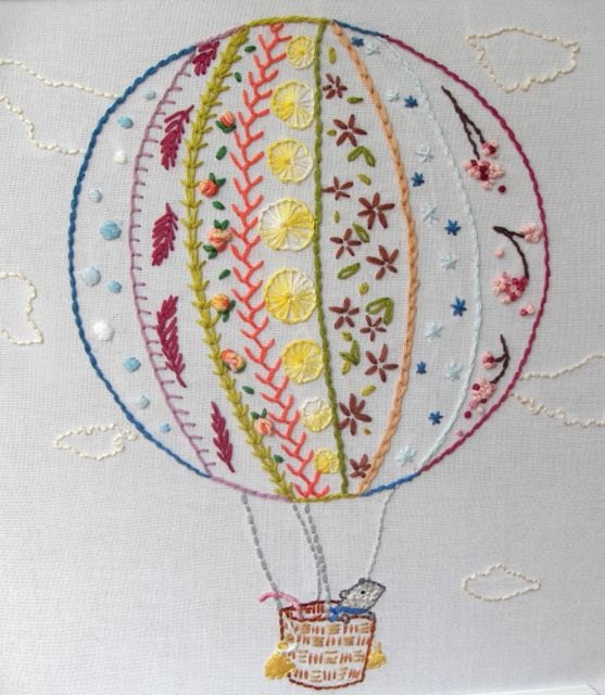 Abel the Stitch Explorer Sampler Hand Embroidery PDF pattern