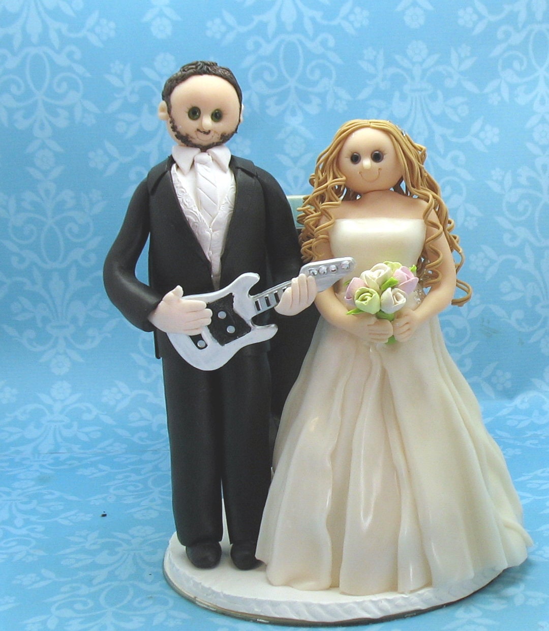 Wedding Cake Topper Music theme Deposit From MandMClayCreations