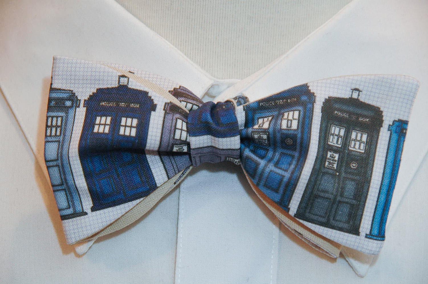 Dr. Who Inspired Tardis Bow Tie