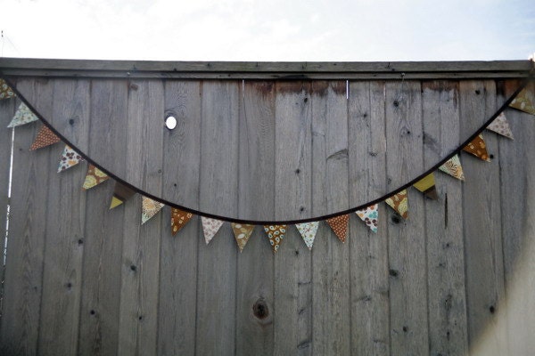 Bunting Flags - Earthy Browns