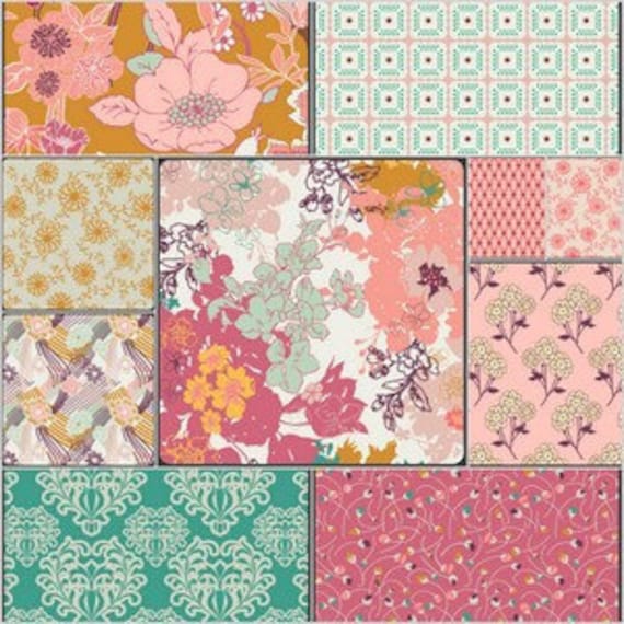 Queen Size Quilt, Rag, Summerlove, 2 palettes to choose from, ALL NATURAL, fresh modern handmade bedding