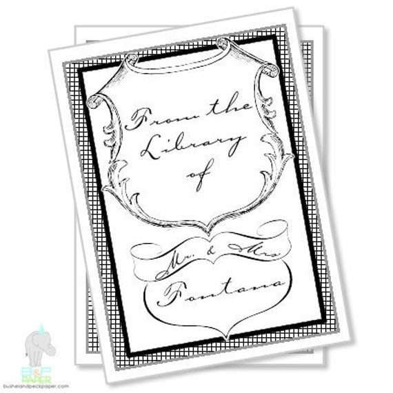 Mr & Mrs Bookplates