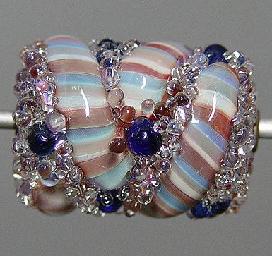 Multicolor Lampwork  Focal Bead    SALE
