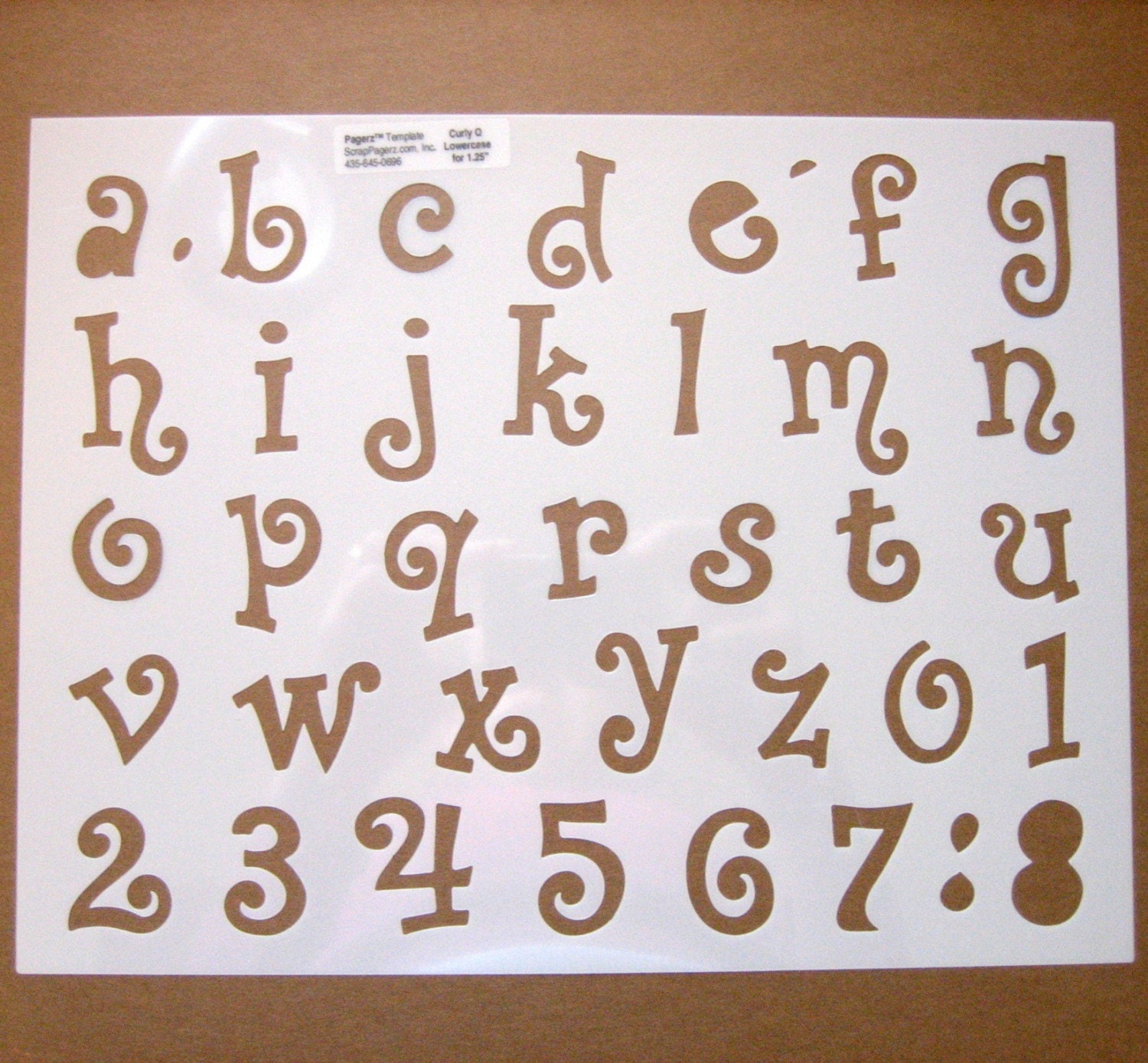 Alphabet Stencil By PaperzTM