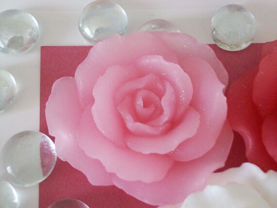 Shimmering Full Bloom Princess Rose Soap 