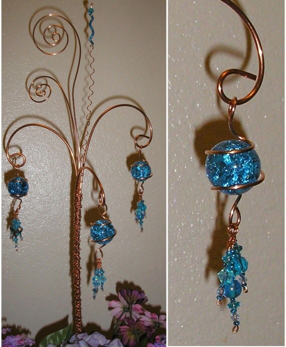 and beads garden yard art