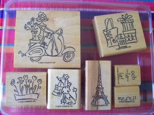 Stampin Up Paris in the spring stamp set