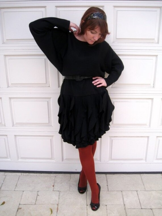 Little Black Flapper Dress