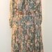 FLORAL Shabby Chic PEASANT  VTG  70s  BOHO hippie PRAIRIE DRESS