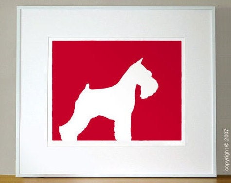 Mod Schnauzer Print - 8x10