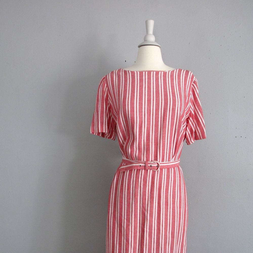 1940s vintage CANDY CANE dress set